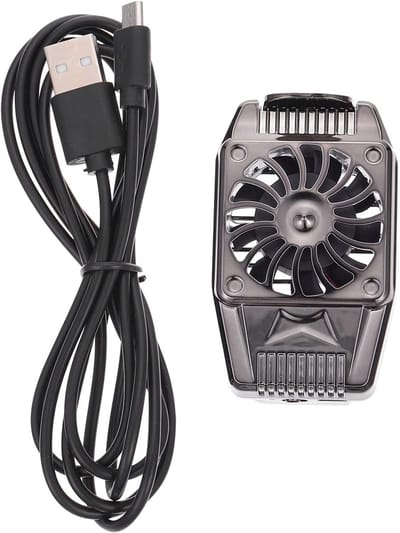 VHV - Telefoonkoeler - USB telefoon ventilator - USB aansluiting - stil - voor streaming, gaming, videobellen, bureau