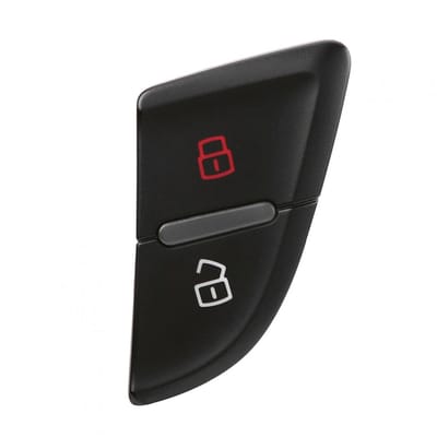 Dailygoods - Deurvergrendelingsschakelaar - Centrale vergrendelingsschakelaar auto - Zwart - Auto-accessoires - Geschikt voor Audi A4 S4 Allroad S5 R