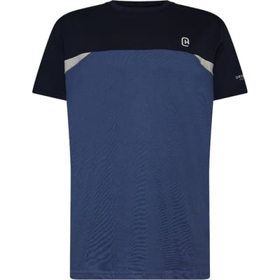 Crosshatch Heren Castlebay Korte Mouwen T-Shirt (Blauw)