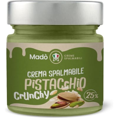 Krokante Pistache Crème 25% Mado 200g Italia Italiaanse Crème Pasta Pistache