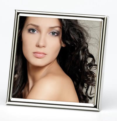 Walther WD099S Chloe - Portretlijst - Fotoformaat 9x9 cm- Zilver