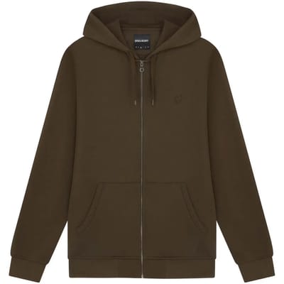 Hooded sweatshirt met rits Lyle & Scott Tonal Eagle