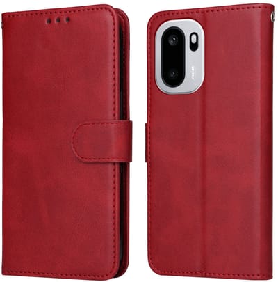 Coverup Hoesje - Geschikt voor OnePlus 15R Hoesje - Coverup Book Case - Rood