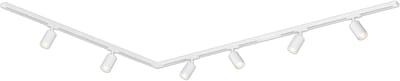 BRILONER Rail - Railverlichting set - opbouwspots - startset opbouwrail - 6x GU10 spots - draaibaar - 300 cm - wit