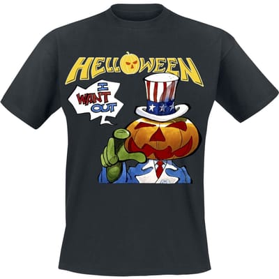 Helloween T-shirt - I Want Out - S tot 4XL - voor Mannen - zwart