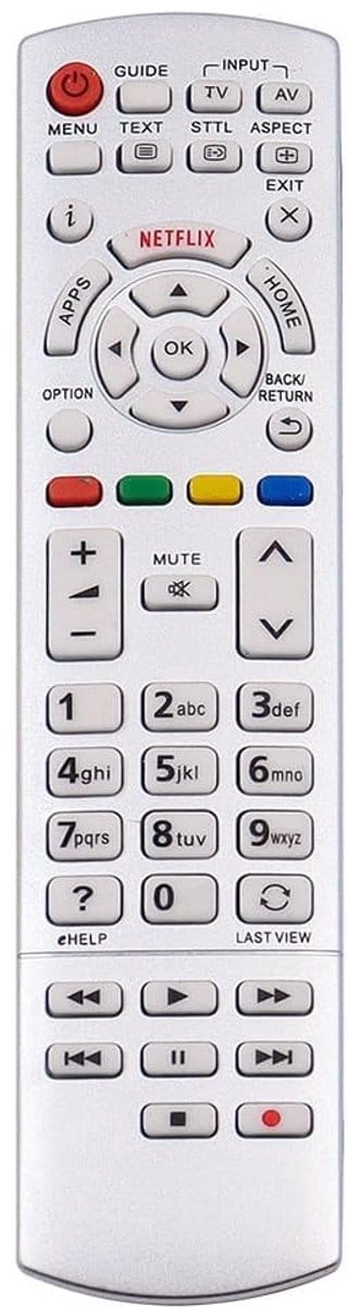 Allecto - Vervangende afstandsbediening - Compatibel met Pana-sonic Viera TV - Duurzaam en betrouwbaar - Ideaal voor vervanging - Gebruiksgemak - P...