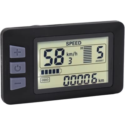 P3H Elektrische Fiets LCD Display Paneel 24V 36V 48V 60V met 6PIN Waterdichte Draad Voor Elektrische Fiets