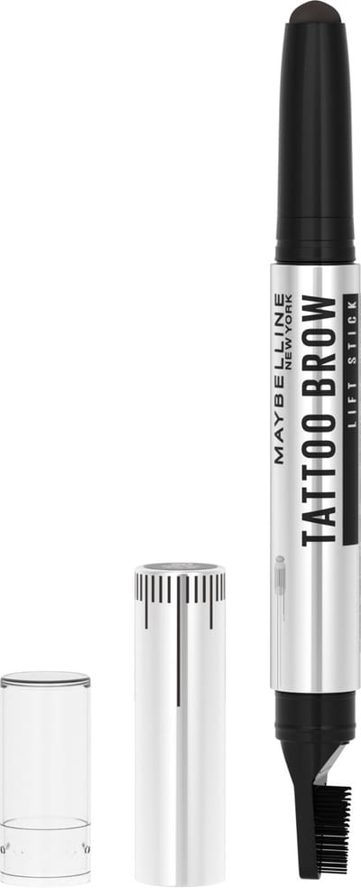 Maybelline New York - Tattoo Brow Lift Stick 05 Black Brown - Bruin Wenkbrauwpotlood met Stylingborstel