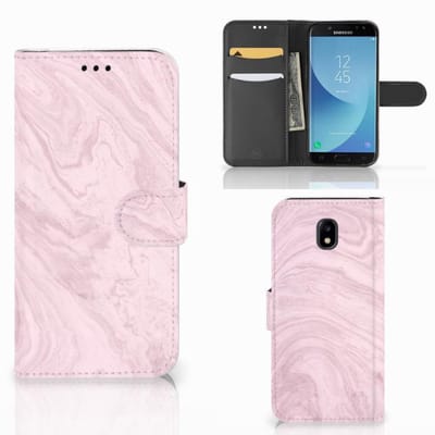 Samsung Galaxy A30 Bookcase Marble Pink - Origineel Cadeau Vriendin