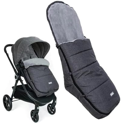 Winter Voetenzak voor Kinderwagen - Waterdicht, Winddicht en Machine Wasbaar - Coral Fleece Gevoerd