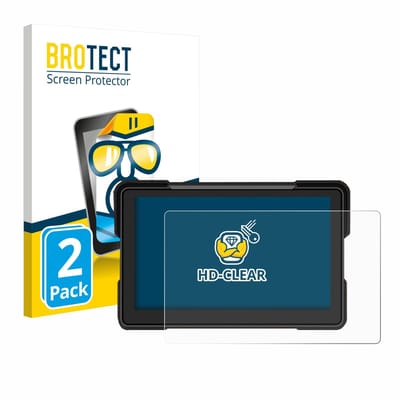 BROTECT - Screenprotector voor Airpuxem Motorrad Carplay 7" - Folie Beschermfolie transparant 2 Stuks