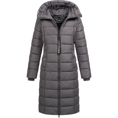 Navahoo Mondmädchen dames wintermantel met capuchon en fleecevoering
