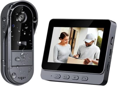 VLSelect® Deurbel Met Camera - Videocamera - Slimme Deurbel - Met Scherm