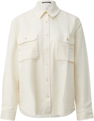 Overshirt met opgestikte zakken dames QS