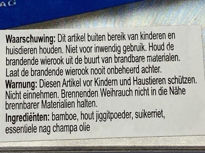 Groot Verpakking Wierook - Geurstokjes - Hem - Anti Stress - 120 Stuks