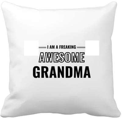 Akyol - i am a freaking awesome grandma Kussen hoes - Oma - de meest geweldigste oma - verjaardagscadeau - verjaardag - cadeau - cadeautje voor oma - oma artikelen - kado - geschenk - gift - 40 bij 40 cm
