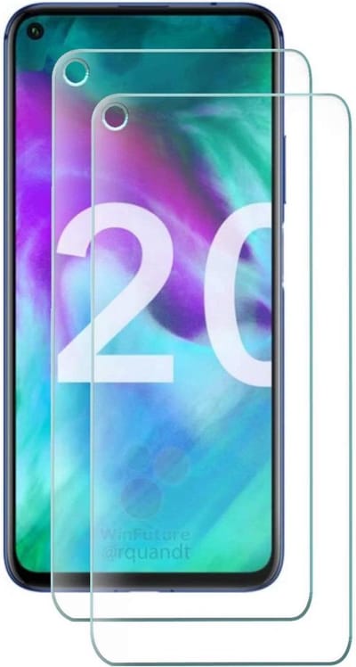 Screenprotector Glas - Tempered Glass Screen Protector Geschikt voor: Huawei Nova 5T  - 2x