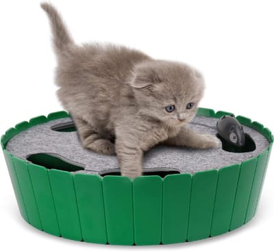 TADES® Vang De Muis - Kattenspeeltjes Intelligentie - Interactief - Automatisch - Kattenspeeltje - Kattenspeelgoed - Kattenspeeltje Elektrisch - Kattenspeeltjes