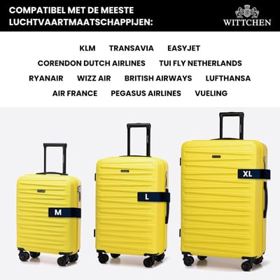 Cosmetische Koffer Handbagage ABS Hardcase met Schouderriem Geschikt voor KLM Transavia easyJet