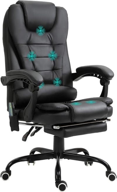Ergonomische Massagestoel met Verstelbare Hoogte en Draaifunctie