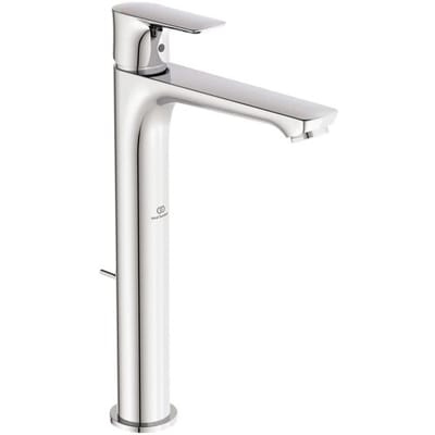 Ideal Standard Air Washbasin Faucet with Extended Base, with Drain Assembly A7025AA