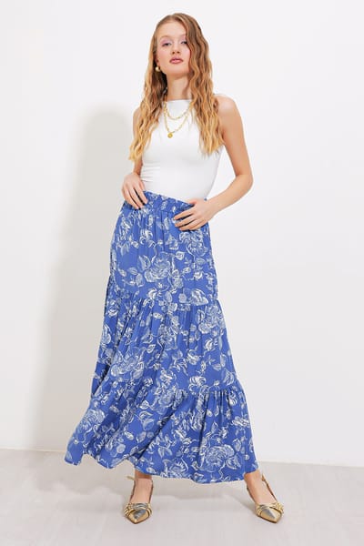 Maxi Gekleed Comfortabele Pasvorm Rok