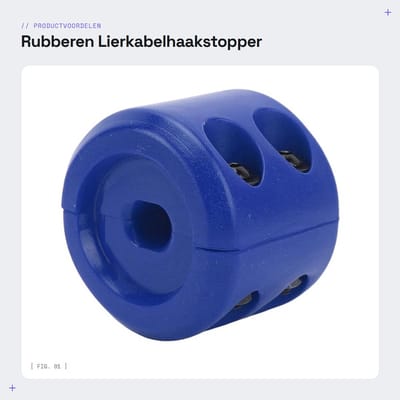 Dailygoods- Lierkabelhaakstopper Rubberen Bescherming - Beschermt Kabelboom - Eenvoudige Installatie - Geschikt voor ATV/UTV/SUV - Duurzaam - Hoogwaardige Materialen - Haakstop