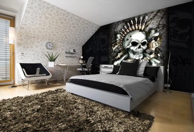 Alchemy Skull Ammunition Photo Wallcovering