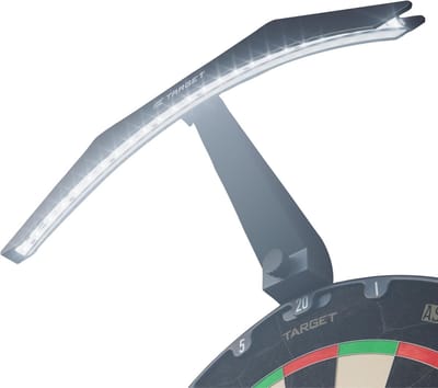 Target Darts Arc Board Light LED Dartbord Verlichting met 24 Witte LEDs, Universeel Verlichtingssysteem voor Alle Dartborden met Stalen Punten, Eenvoudige Montage en 3 Meter Kabel