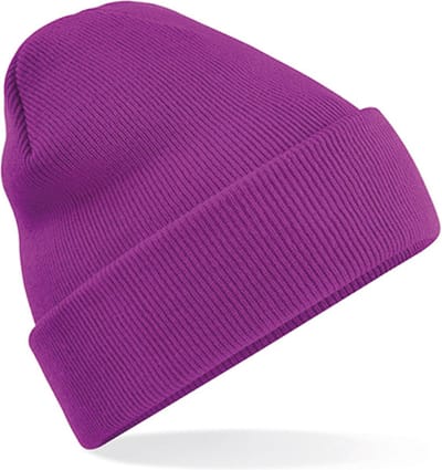 CHPN - Beanie - Muts - Gehaakte - Hippe muts - Wintermuts - Winter accessoire - Koud hoofd - Magenta/Paars