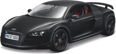 Maisto Modelauto/speelgoedauto Audi R8 GT - zwart - 24 cm - schaal 1:18