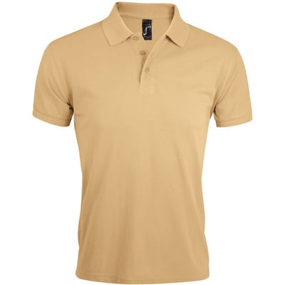 SOLS Heren Prime Pique Poloshirt met korte mouwen (Zand)