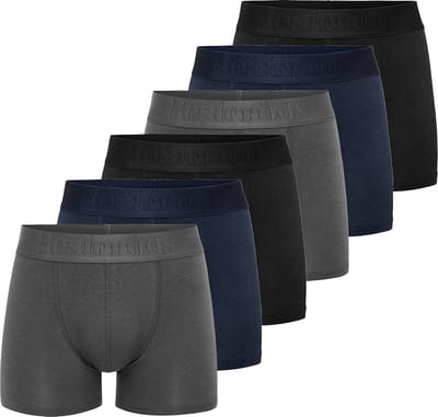 Resteröds Heren retro short / pant 6 pack Bamboo