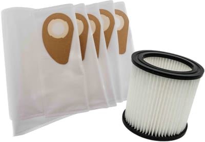 Kleanburg® - Geschikt voor Nilfisk Buddy II - 5 Stofzuigerzakken - 1 Filter - Onderhoudsset