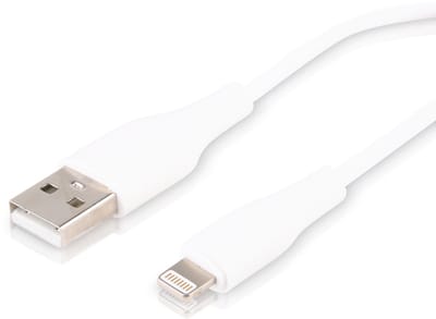 8 Pin naar USB Kabel - 1 Meter - Geschikt voor iPhone - Oplader Kabel- Extra Sterk - Ondersteunt Snelladen - Vanaf iP 6/7/8/X/XR/XS/11/12/13 en Air 1/2/3, 10.2