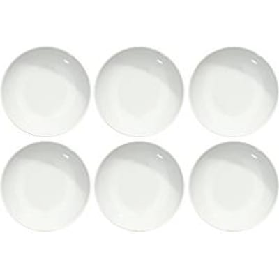 Dinerbord Solea diep, Ø 205 mm, effen, wit, Porselein, 6 st.