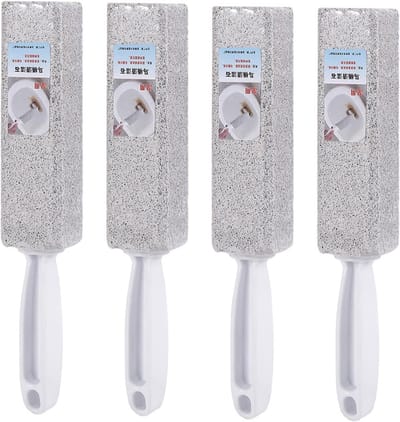 Puinsteen Reiniger - Schuursteen Handvat - Toilet Reinigen - 4 Stuks Set - 3.5x3.5x24cm