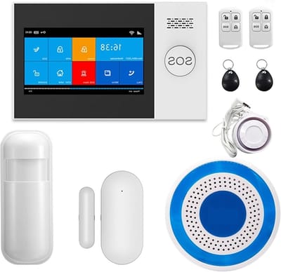 Draadloos Huisalarm - Smart Alarm Systeem - Huis Beveiligen - Volledig Touchscreen - 43 Inch Scherm - One Color