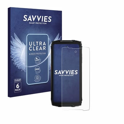 Savvies - Screenprotector voor Blackview BV9300 Pro - Folie Beschermfolie transparant 6 Stuks