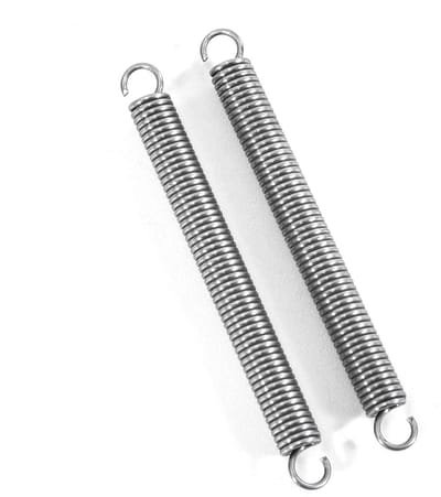 Trekveren - Spanveren met haken - Onderdelen bevestigen - Roestvrij staal - 40 mm 20 stuks - Zilverkleurig