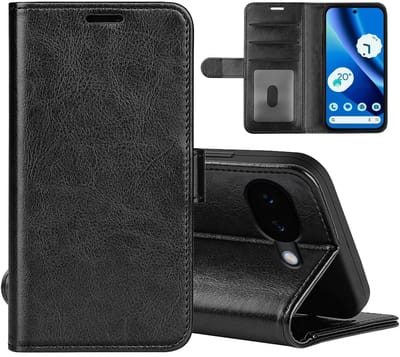MobyDefend Hoesje - Geschikt voor Google Pixel 10a - Wallet Book Case (Sluiting Achterkant) - Zwart