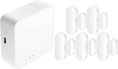 Slim Alarm Systeem - Draadloos Beveiligingssysteem - Huis Beveiligen - Zigbee Technologie - 10 g - Wit