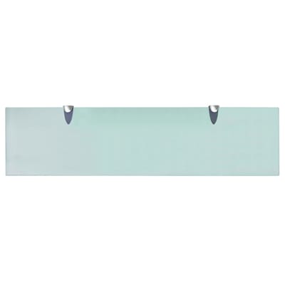 vidaXL - Zwevende - plank - 80x20 - cm - 8 - mm - glas