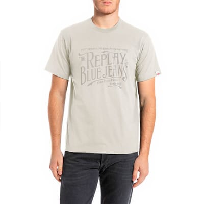 Replay M3042a.000.2660 T-shirt Met Korte Mouwen Grijs S Man