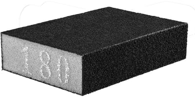 Graphite Schuurspons - 70 x 25 x 100 mm - K180 - Voor Nat en Droog Schuren