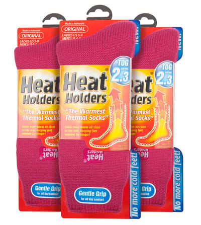 Heat Holders - 3 paar originele dikke winterthermo sokken voor dames