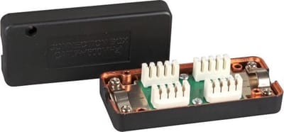 EFB Elektronik 37596.1 Connection Box Geschikt voor: CAT 3, CAT 4, CAT 5, CAT 5e, CAT 6, CAT 6A, CAT 6a (losse kabel CAT 7), CAT 7, CAT 7a, CAT 8.1