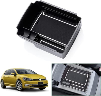 Opbergbak voor Center Console Golf 7 en 7.5 (2013-2019) - Organizer voor Armsteun, Wit, Auto Accessoires, Interieur Verbetering