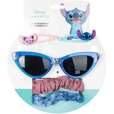 Zonnebril + schoonheidsset voor kinderen Cerda Disney Stitch