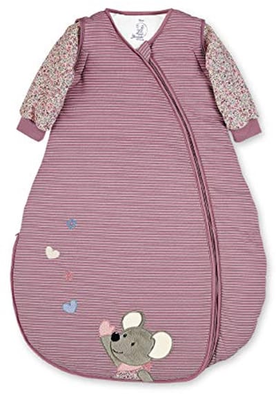 Slaapzak 70 cm voor peuters - Jersey-kwaliteit, Warmte regulering, Afneembare mouwen